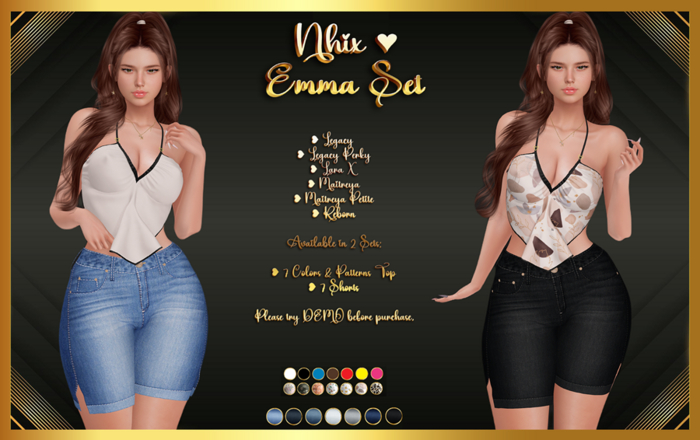 Nhix Emma Set (Top & Shorts)