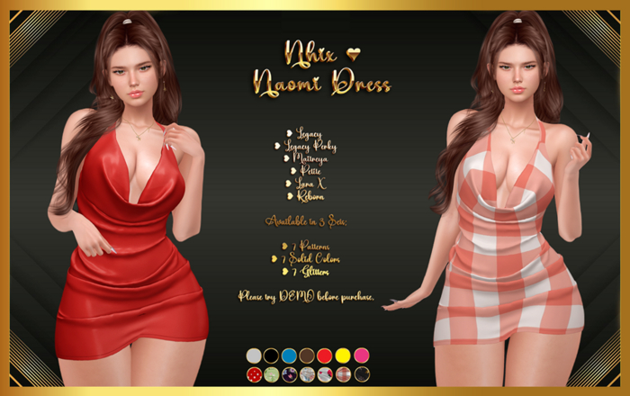 Nhix Naomi Dress (Glitters)