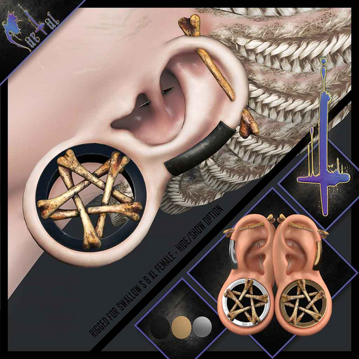 FaeTal - Ear 07 - Swallow  S & XL Female