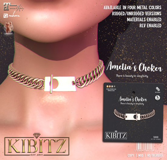 Kibitz - Amelia's choker - gold
