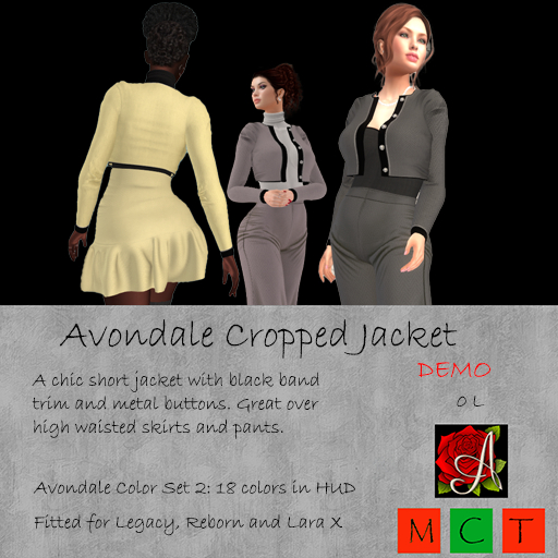 Avondale Cropped Jacket CS2 DEMO