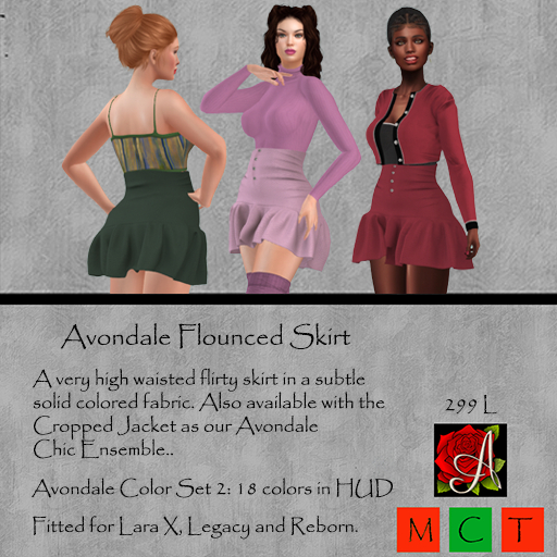 Avondale Flounced Skirt CS2