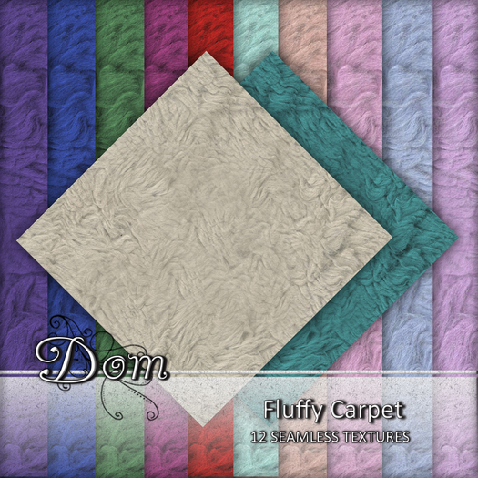 Dom - Fluffy Carpet - 12 Textures