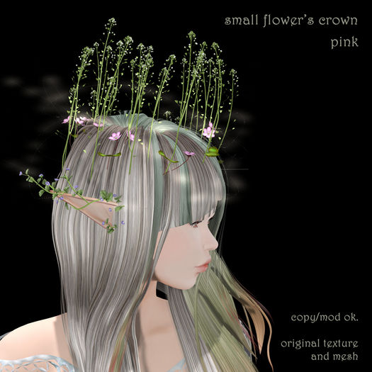 *N*small flowers crown pink