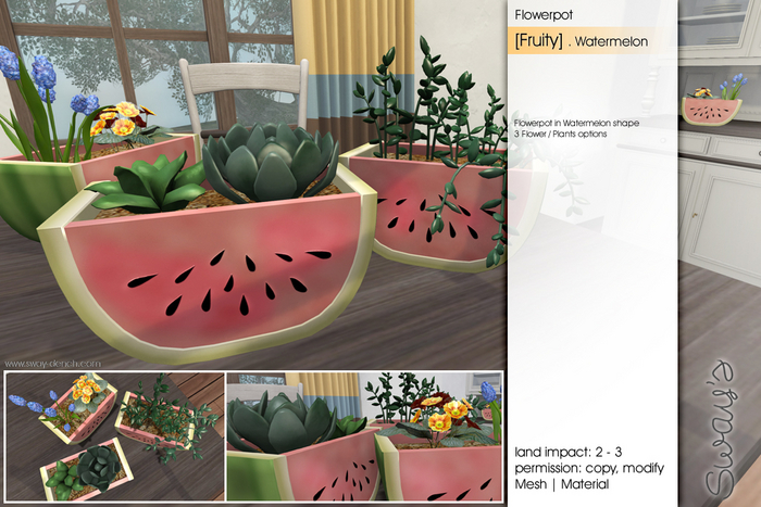 Sway's [Fruity] Flowerpot . Watermelon