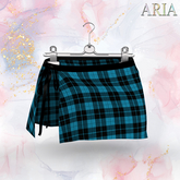 Blue Plaid Rouvy Skirt LaraX