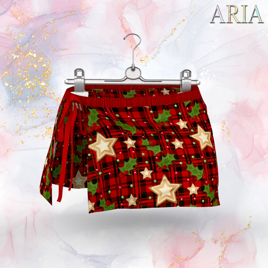 Christmas Pattern Rouvy Skirt LaraX