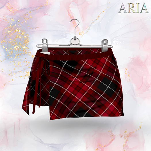 Christmas Tartan Rouvy Skirt LaraX
