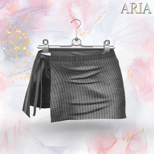 Grey Wool Rouvy Skirt LaraX