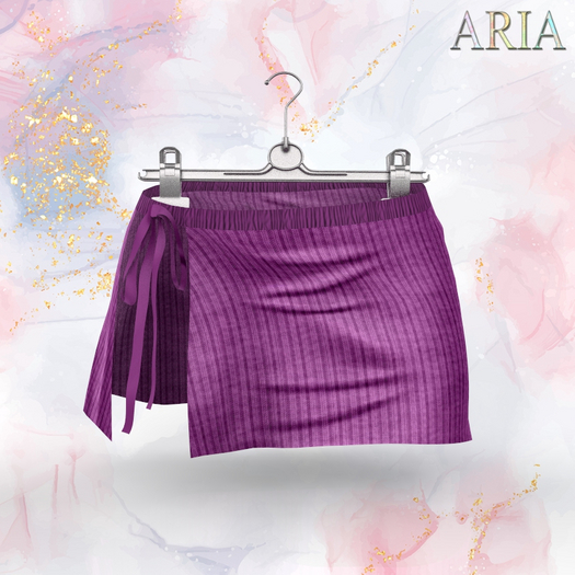 Magenta Wool Rouvy Skirt LaraX