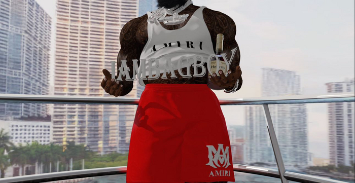BAG BOY AMIRI SHORTS FP