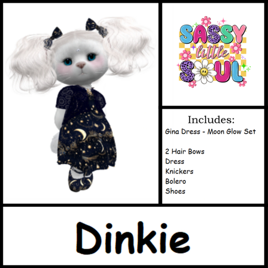 SLS - Gina Dress  - Moon Glow Set  