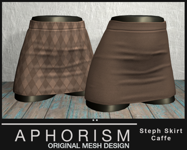 !APHORISM! - Steph Skirt Wool Caffe