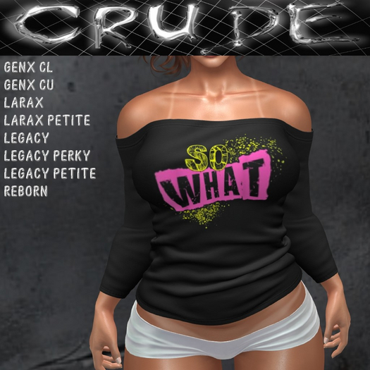 So What Women's Shoulder Shirt LS (WOLS)  <Wear Me>