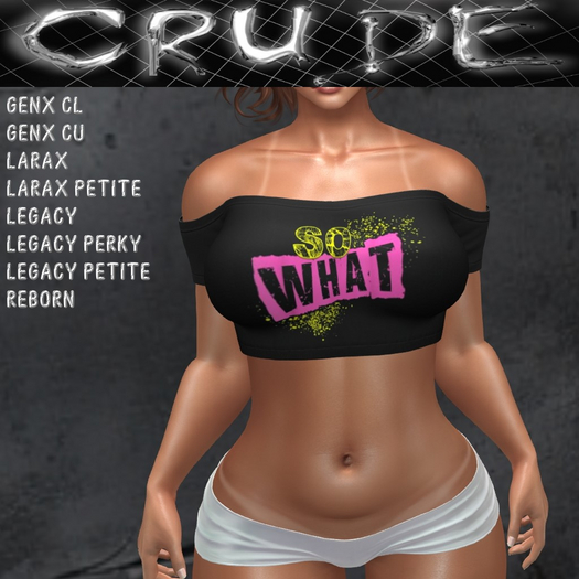 So What Women's Shoulder Shirt S (WOS)  <Wear Me>