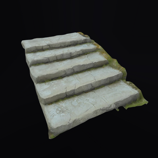 {S} Full Perm Short Stone Stairs 03