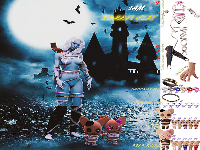 2.2AM-60-Zombie suit[eBody Waifus] RARE