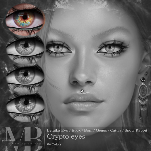  [ T.M.B ] Crypto eyes  LEL+EVOX , Catwa, Genus, Snow Rabbit  DEMO