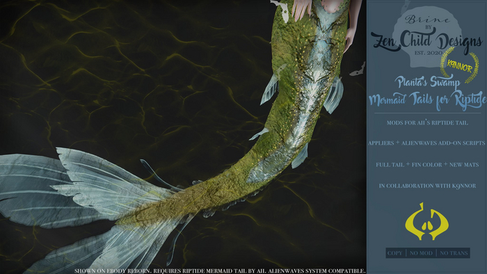 Brine - Planta's Swamp FATPACK Mermaid Tail for Riptide