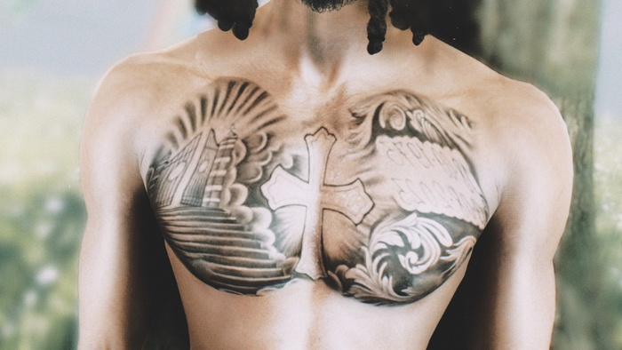 Blade.Ink "Cross Chest Tattoo"