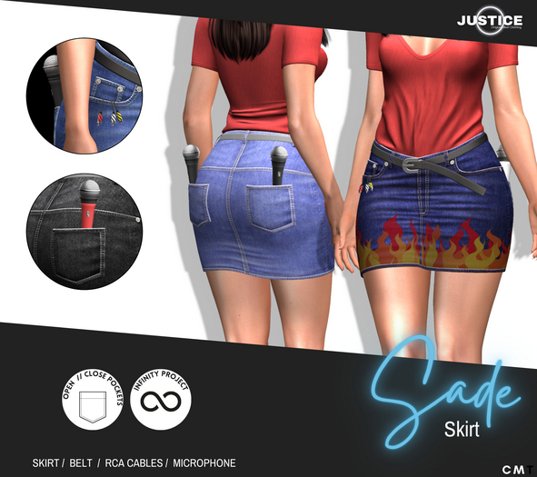[JUSTICE] SADE SKIRT - DEMO