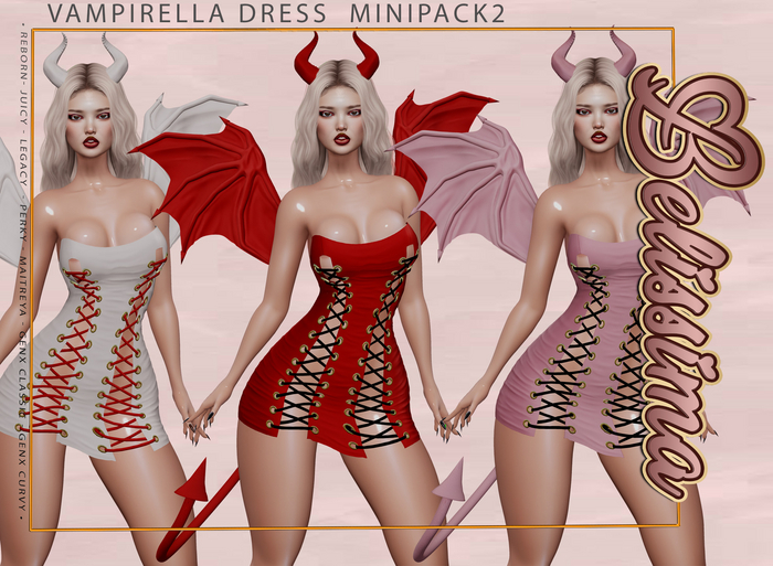 [Belissima] Vampirella Dress Minipack 2