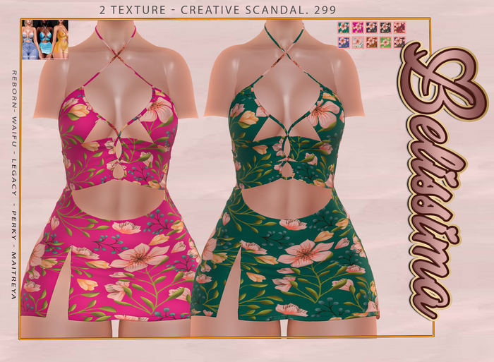 [Belissima] 2 Texture Full Perm - CREATIVE SCANDAL. 299