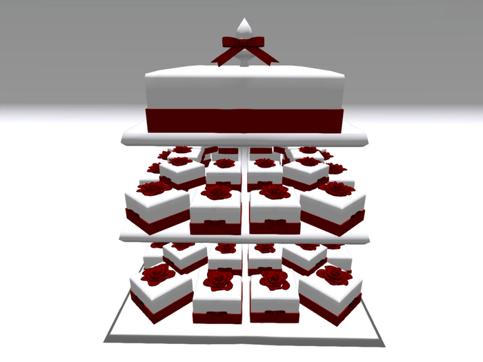 ~ABWY~ Petite Cakes Wedding Cake