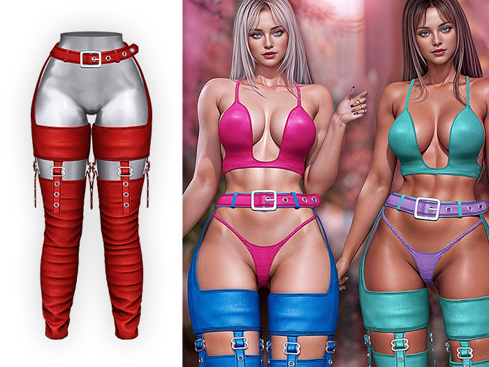BONNICCI - Kayla Pant (Red)