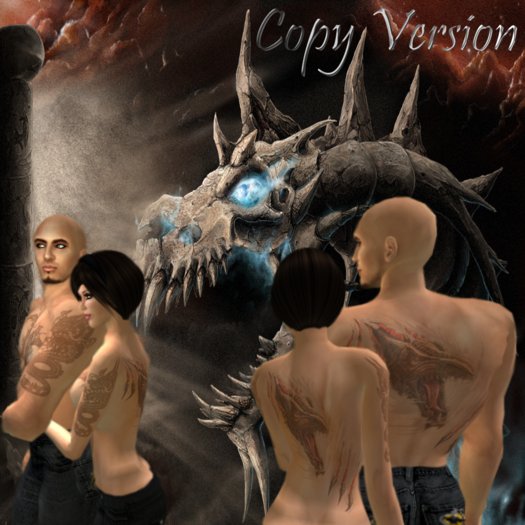Back,Chest&Arms Dragon Rip Tattoo (Copy Version)