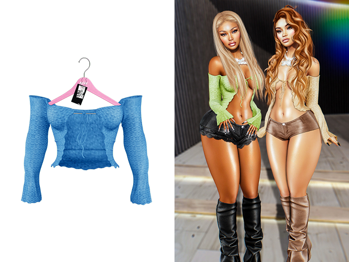 [Brior] Rachel Top - (Blue)