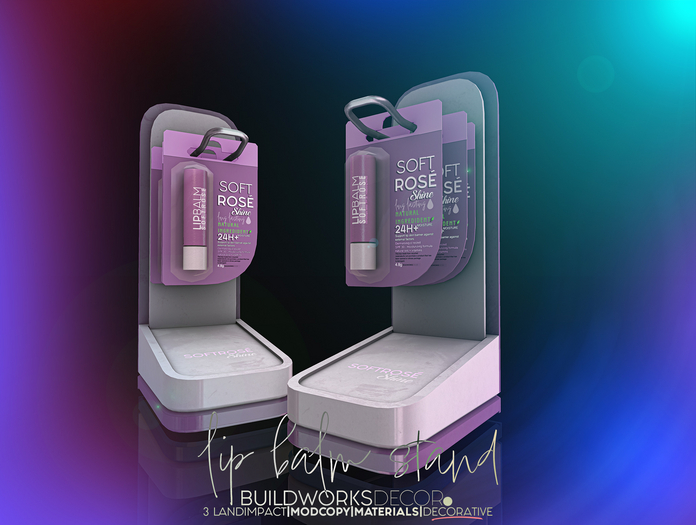 buildworksdecor ~ Lip Balm Rose / Boxed