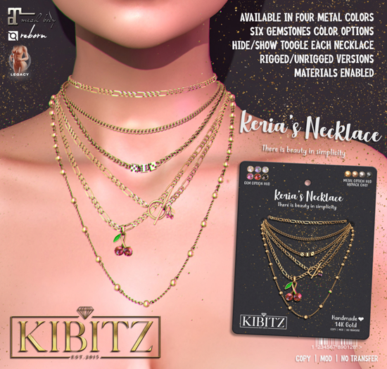 Kibitz - Keria's necklace - onyx