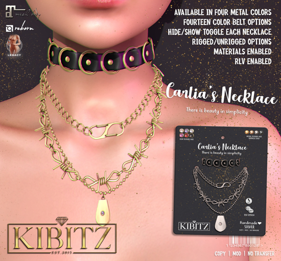 Kibitz - Carlia's necklace - silver