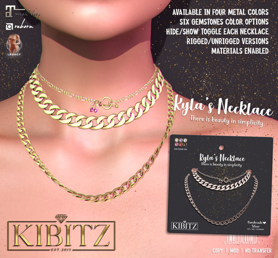Kibitz - Kyla's necklace - silver