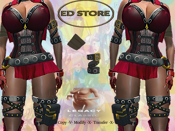 EDStore - Leather chains - Edition Bogard Style -Black-(Legacy)