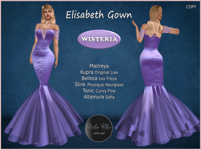 ELISABETH GOWN - WISTERIA 