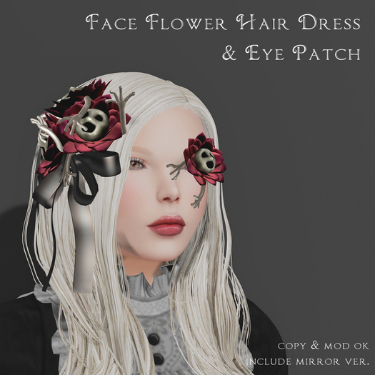 *N*FaceFlower Accessories red