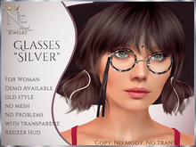 !! NE! Glasses "Silver"