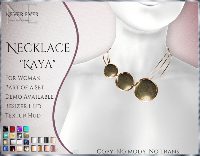 !! NE! Necklace "Kaya" DEMO