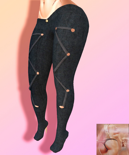 SiK String Scene Denims Female Black Legacy Female