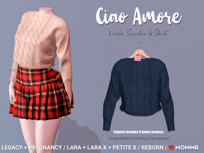Ciao Amore! - Keila Sweater (f) Navy