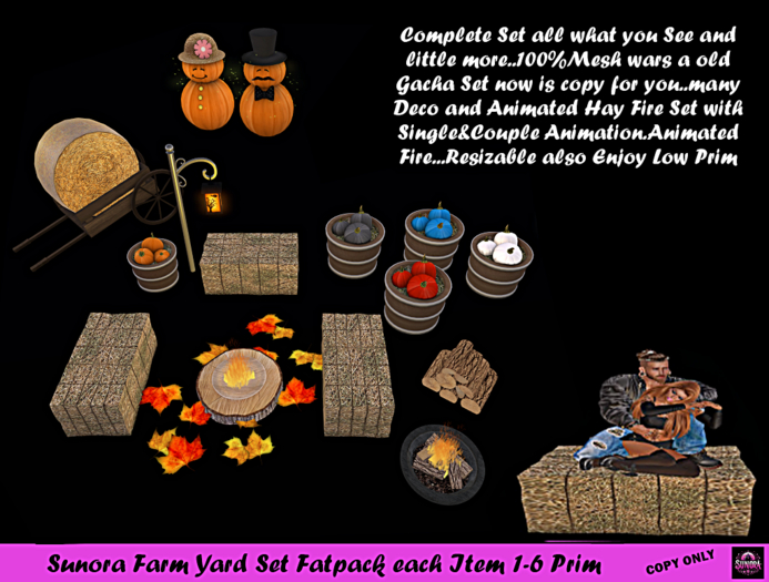 Sunora Farm Yard Set Fatpack