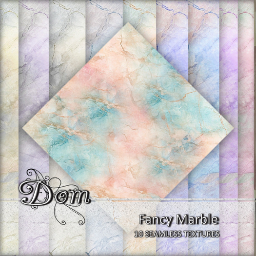 Dom - Fancy Marble- 10 Textures