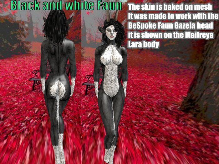 Black and white faun skin suitcase