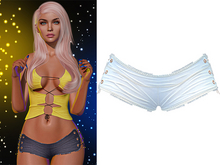 Adria Booty Shorts 2.0 [Ice Denim] - Maitreya Lara • LaraX • Petite • PetiteX • Legacy • Reborn Clothing