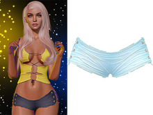 Adria Booty Shorts 2.0 [Arctic Denim] - Maitreya Lara • LaraX • Petite • PetiteX • Legacy • Reborn Clothing