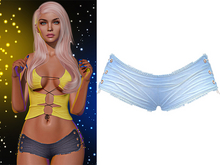 Adria Booty Shorts 2.0 [Sky Denim] - Maitreya Lara • LaraX • Petite • PetiteX • Legacy • Reborn Clothing