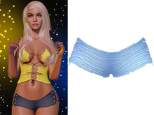 Adria Booty Shorts 2.0 [Ocean Denim] - Maitreya Lara • LaraX • Petite • PetiteX • Legacy • Reborn Clothing