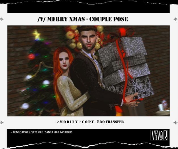 /V/ Merry Xmas - Couple Pose